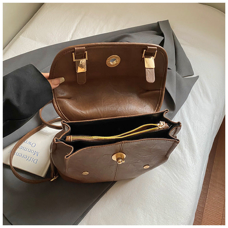 Vintage-Inspired Leather Backpack Kalsten