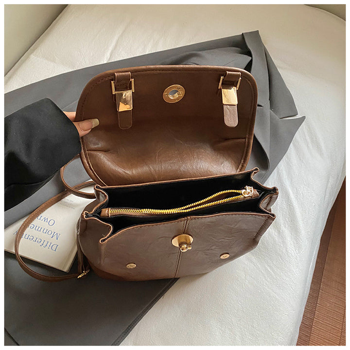 Vintage-Inspired Leather Backpack Kalsten