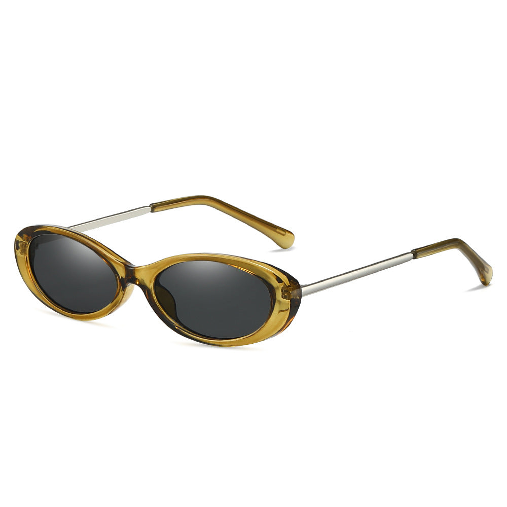 Retro-Inspired Oval Frame Sunglasses Kalsten
