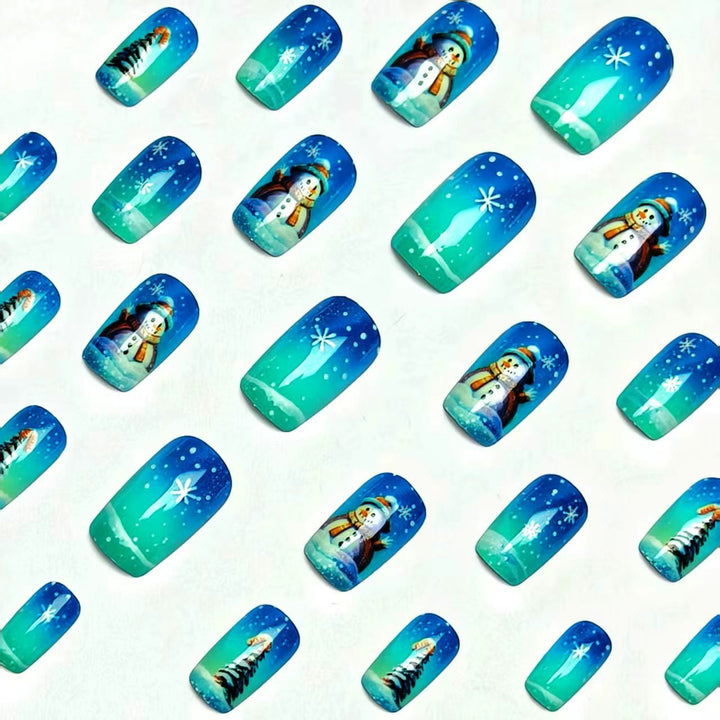 Winter Wonderland Themed Nail Art Kalsten