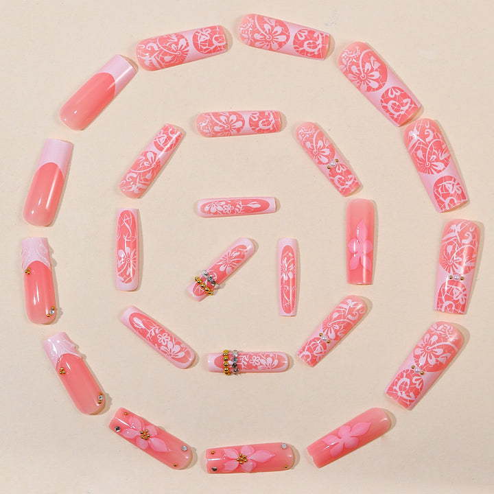 Floral Decorative 3D Nail Art Extensions Kalsten