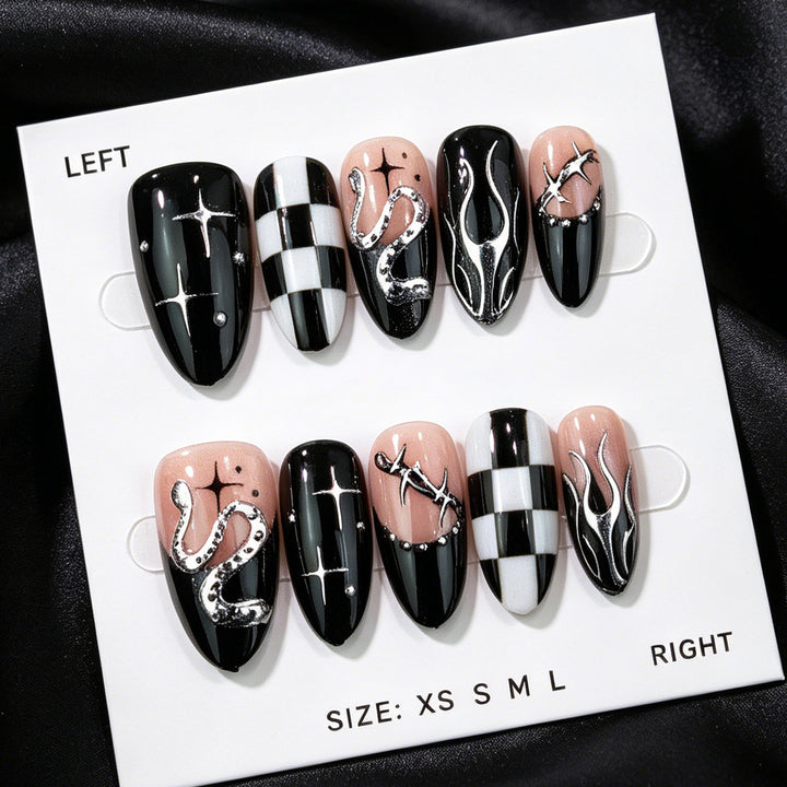 Thematic Artistic Press-On Nail Set