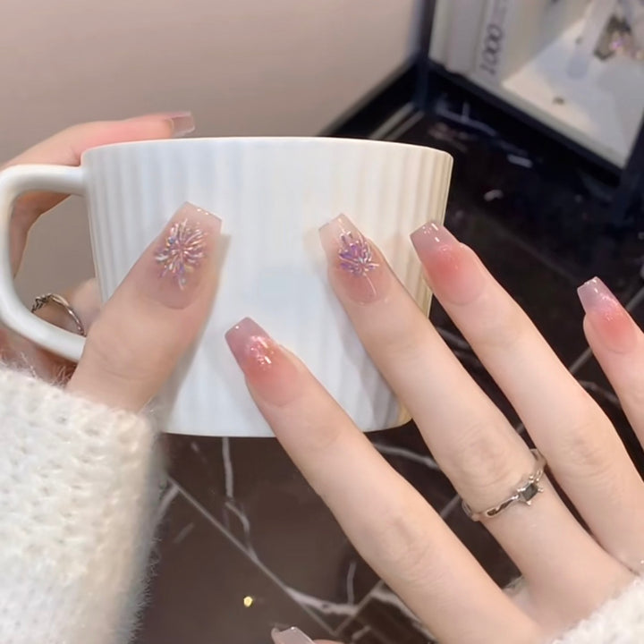 Artistic Press-On Nail Design  1791106491
