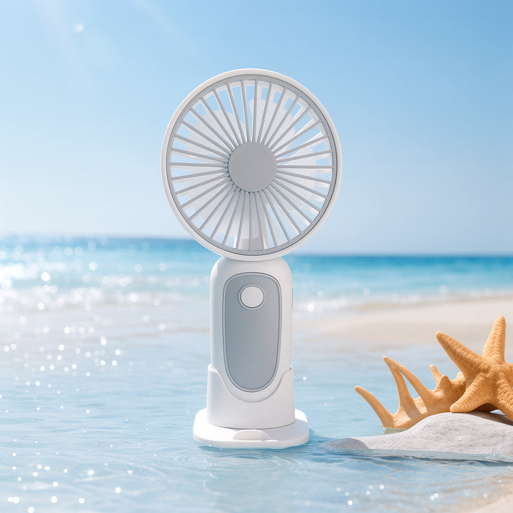 Ladies portable USB mini fan with ergonomic handle Kalsten