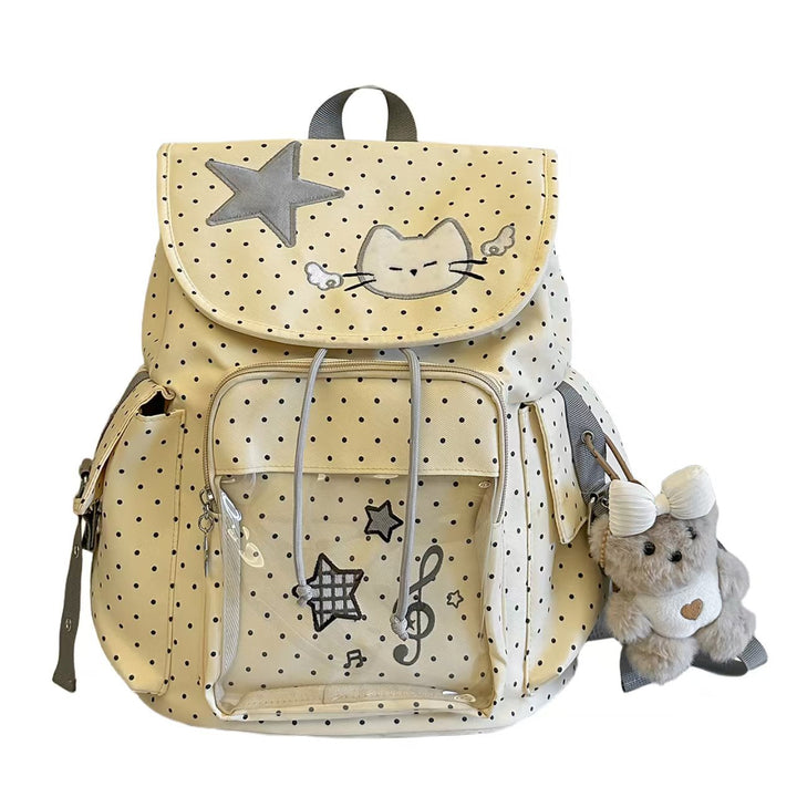 Backpack with Animal Motif and Practical Multifunctional Compartments Kalsten