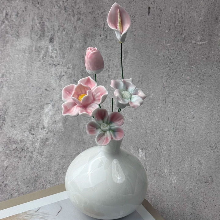 Elegant Floral Decorative Vase