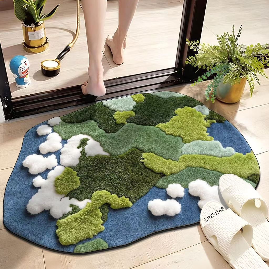 Artistic floor rug