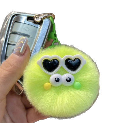 Cute Furry Pom Pom Keychain Kalsten