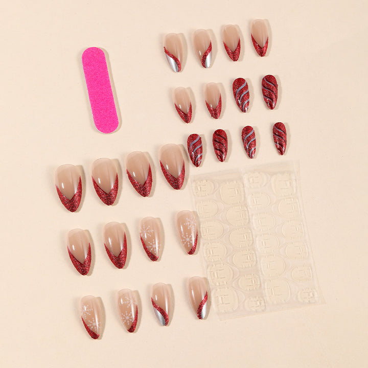 Festive Holiday Themed Nail Art Kalsten