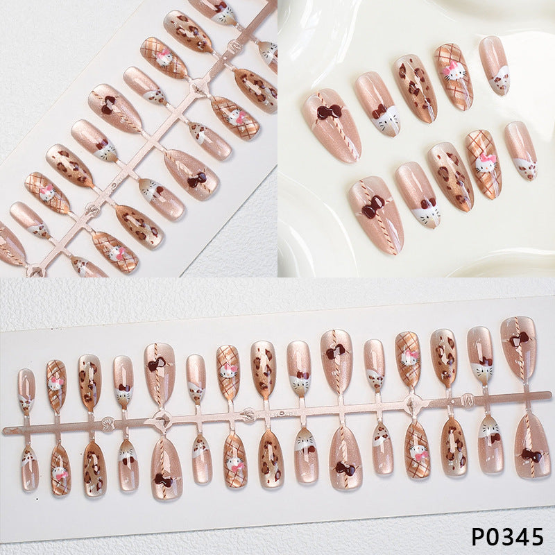 Playful Animal Print Press-On Nail Set Kalsten