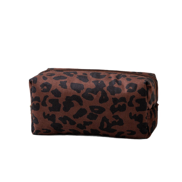 Textured Leopard Print Pencil Case Kalsten