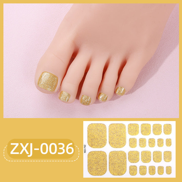 Glittery Toe Nail Wraps  1790954465