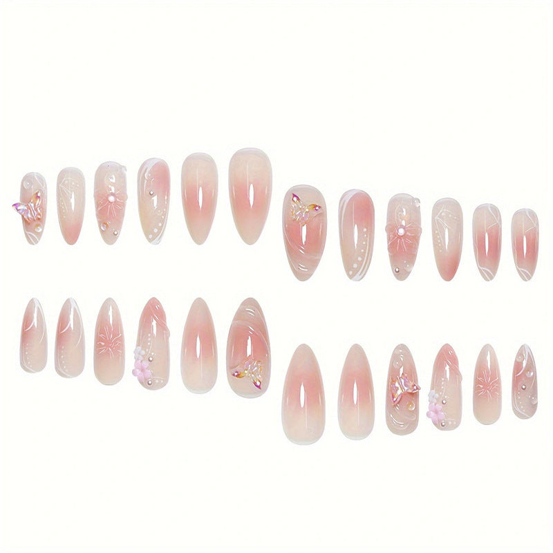 Artistic Floral Inspired Press-On Nails Kalsten