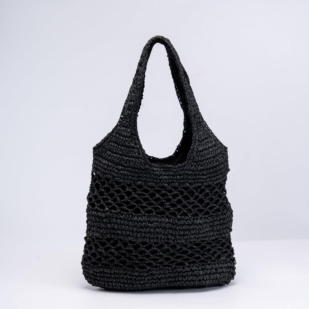 Handwoven beach bag with open mesh structure Kalsten