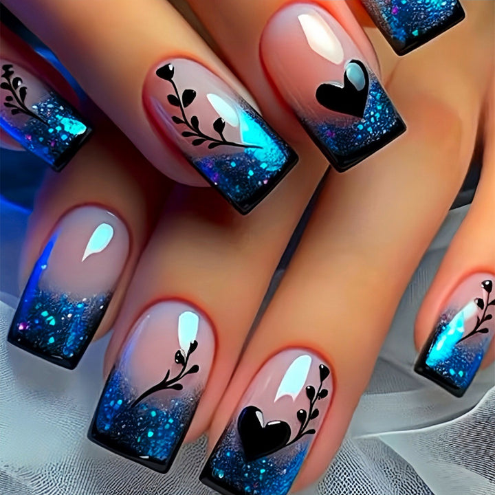 Artistic Gradient Press-On Nail Extensions Kalsten