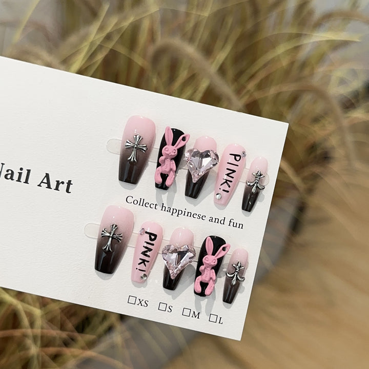 Unique Themed Press-On Nail Art