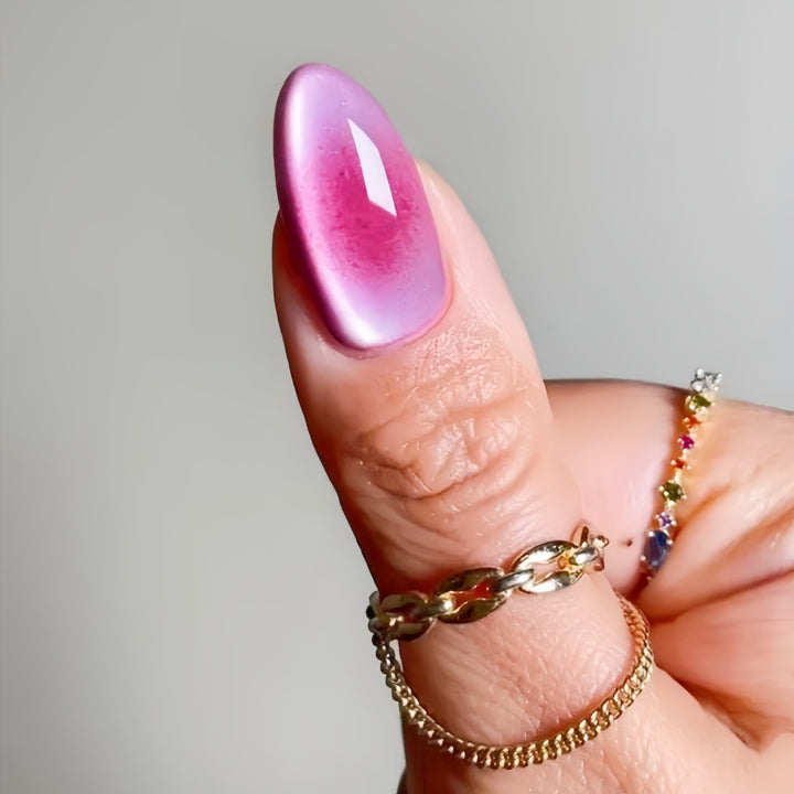 Glossy Ombre Stiletto Press-On Nails Set Kalsten