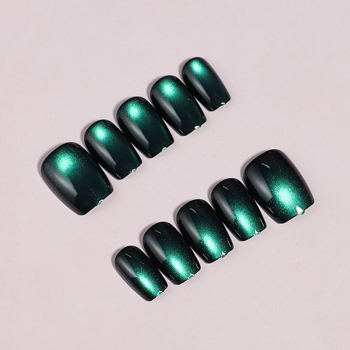 Stylish Iridescent Press-On Nail Set Kalsten