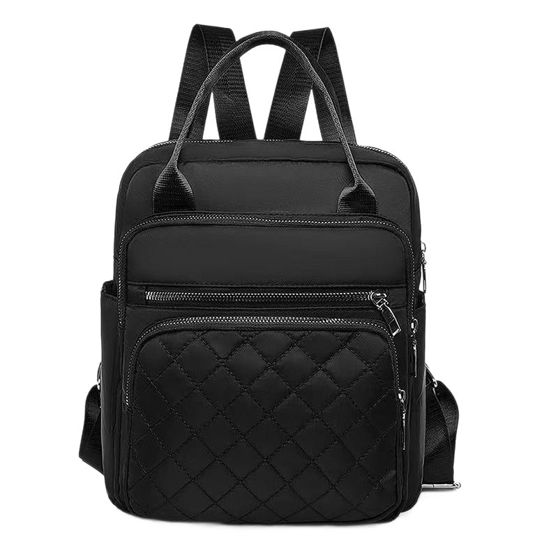 Quilted Multi-Compartment Backpack Kalsten