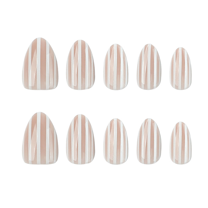 Stylish nail art with elegant stripe patterns Kalsten