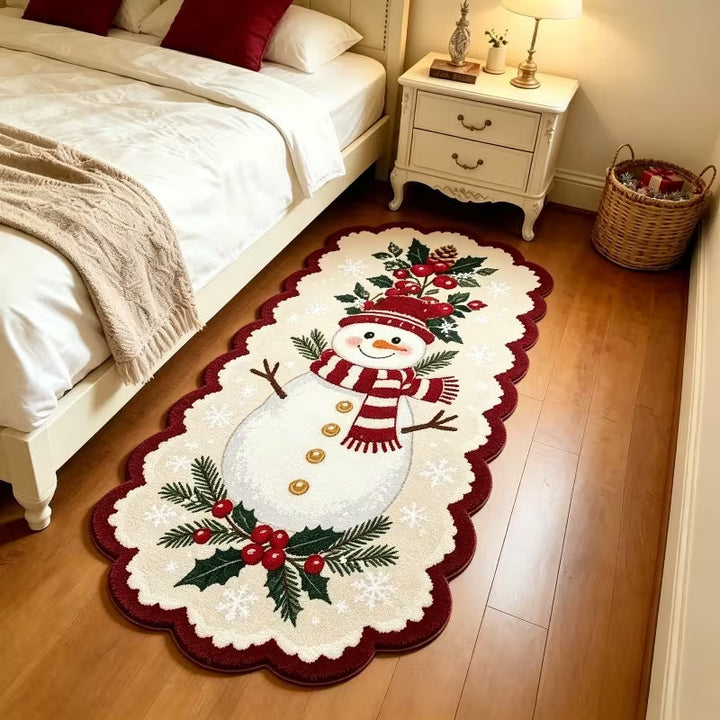Winter-Themed Decorative Runner Rug