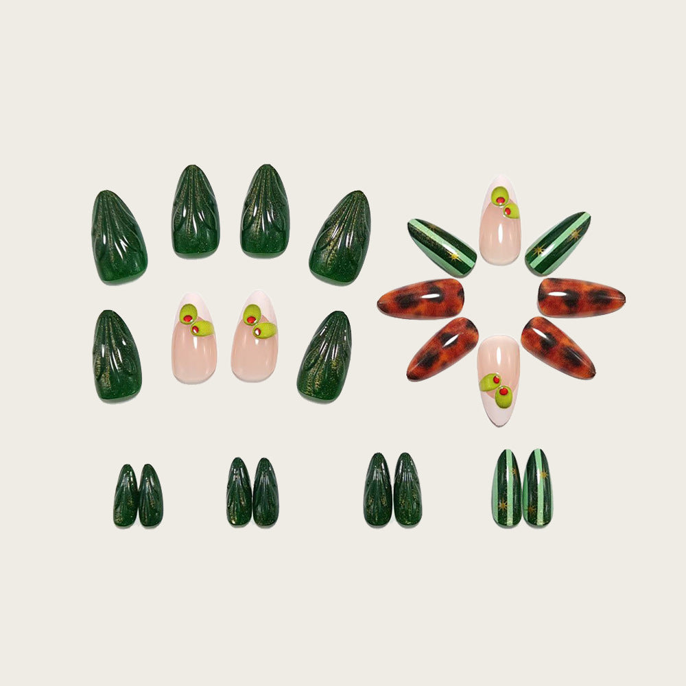 Artistic 3D decorated artificial nails Kalsten