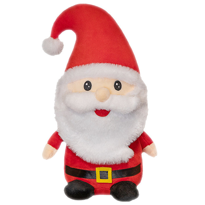 Plush Smiling Christmas Tree Cuddle Toy with Shimmer Star Top & Soft Faux-Fur Kalsten