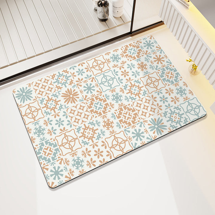 Abstract Modern Bath Mat Kalsten