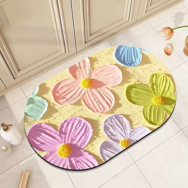 Floral Print Area Rug Kalsten