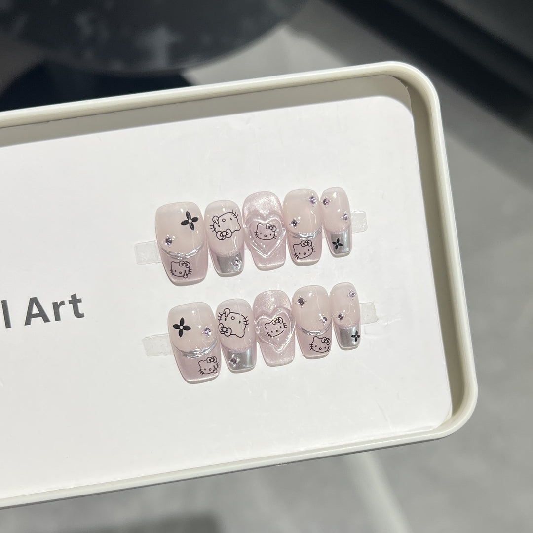 Themed Press-On Nail Art Kalsten