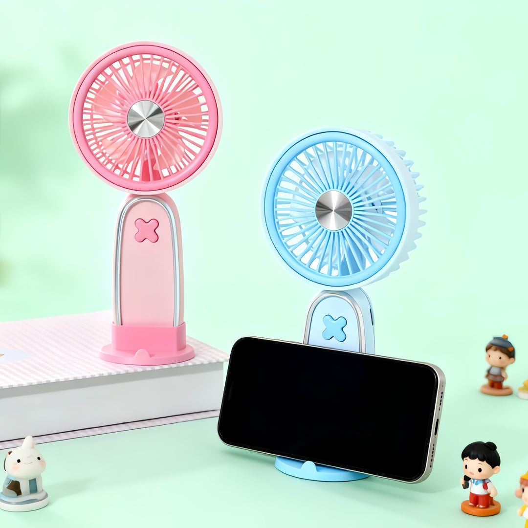 Women Portable USB Mini Fan with Ergonomic Shape Kalsten