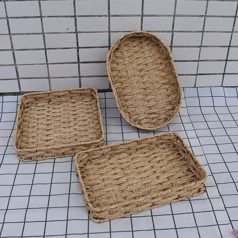 Natural Woven Serving Basket Set Kalsten