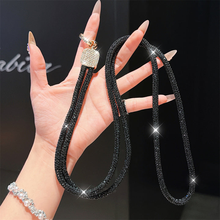 Rhinestone-Embellished Eyewear Lanyard Kalsten