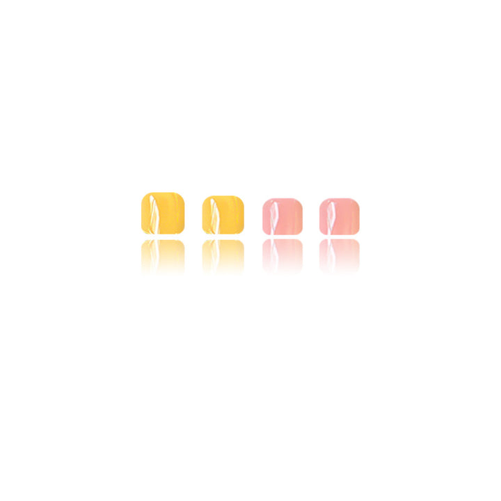 Nail art set with colorful gradient and elegant designs Kalsten