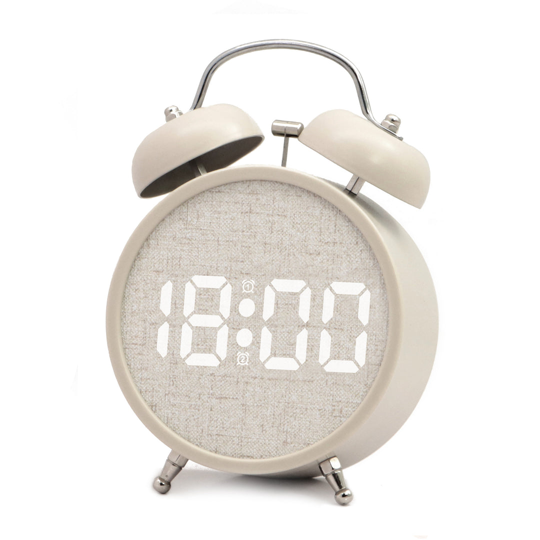 Digital Alarm Clock in Modern Design with Large LED Display Kalsten