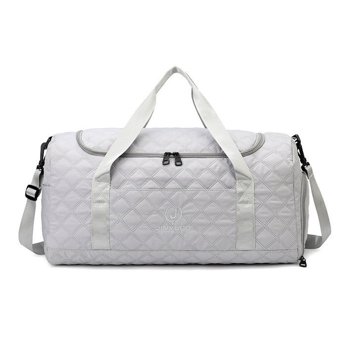 Quilted Multi-Pocket Sports Duffle Bag Kalsten