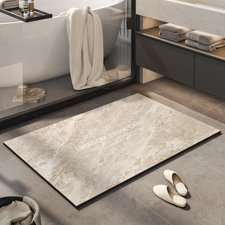 Inspirational Marble Bath Mat Kalsten