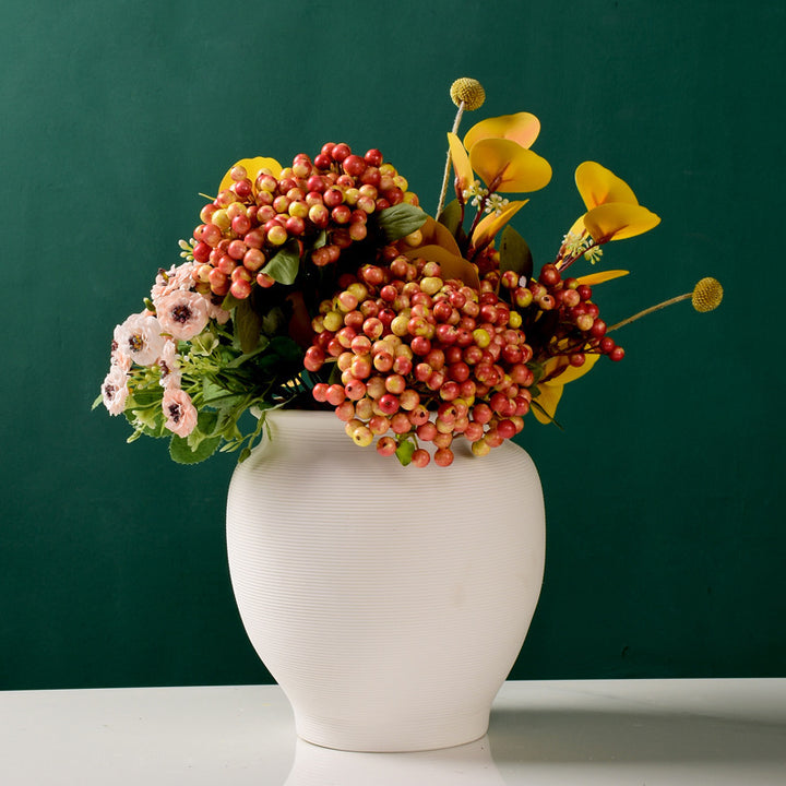 Elegant Textured Decorative Pot