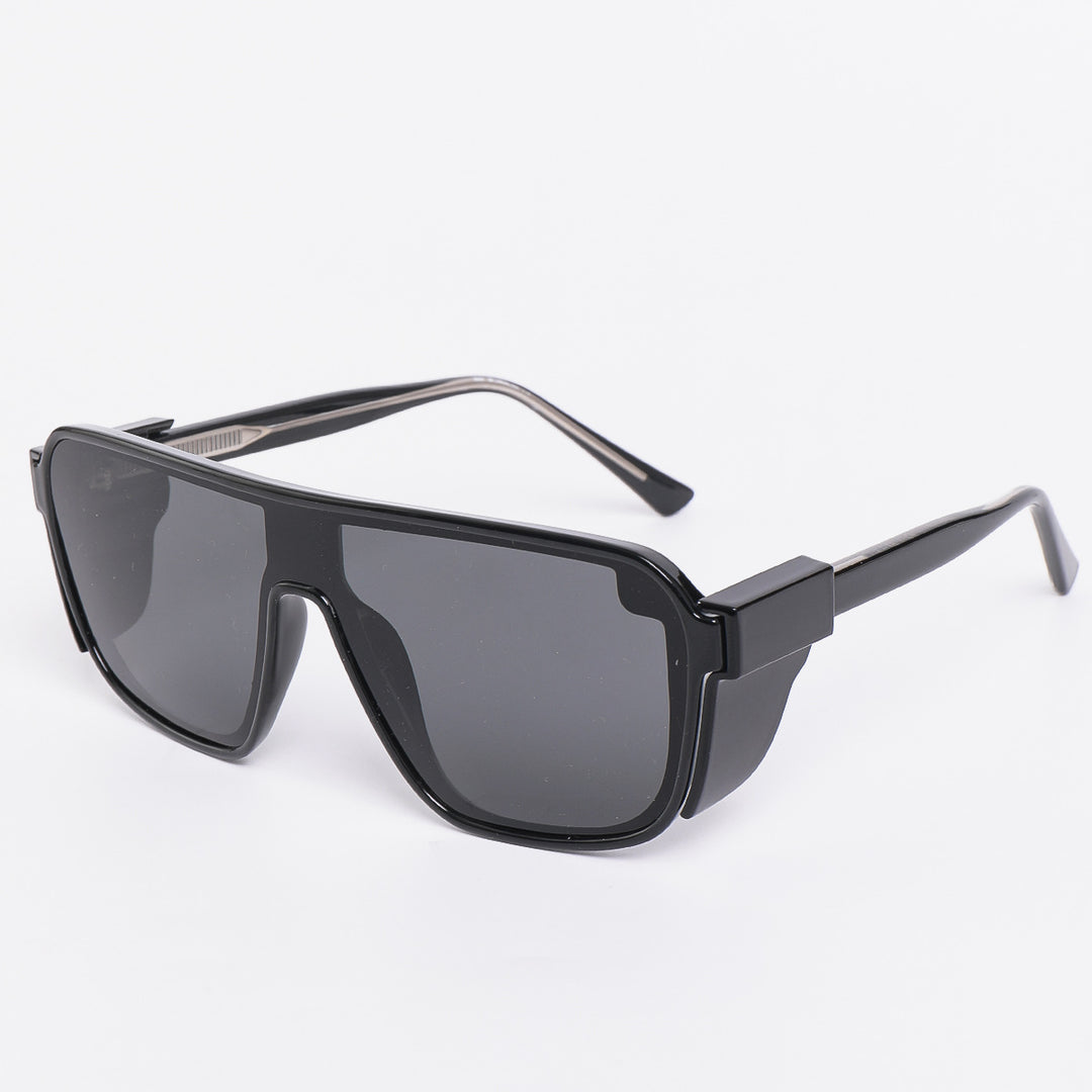 Women's sporty sunglasses in a futuristic design with colored lenses Kalsten