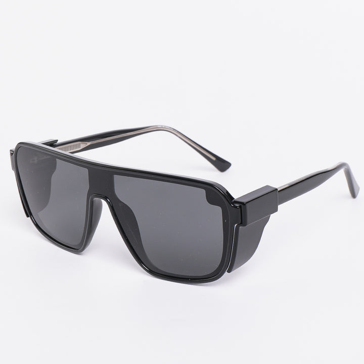 Women's sporty sunglasses in a futuristic design with colored lenses Kalsten
