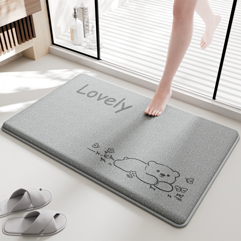 Adorable Cartoon Design Bath Mat Kalsten