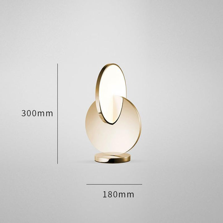 Artistic Table Lamp with Geometric Design