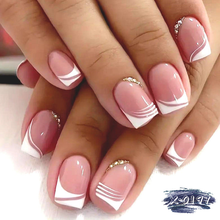 Elegant French Tip Nail Art Design
