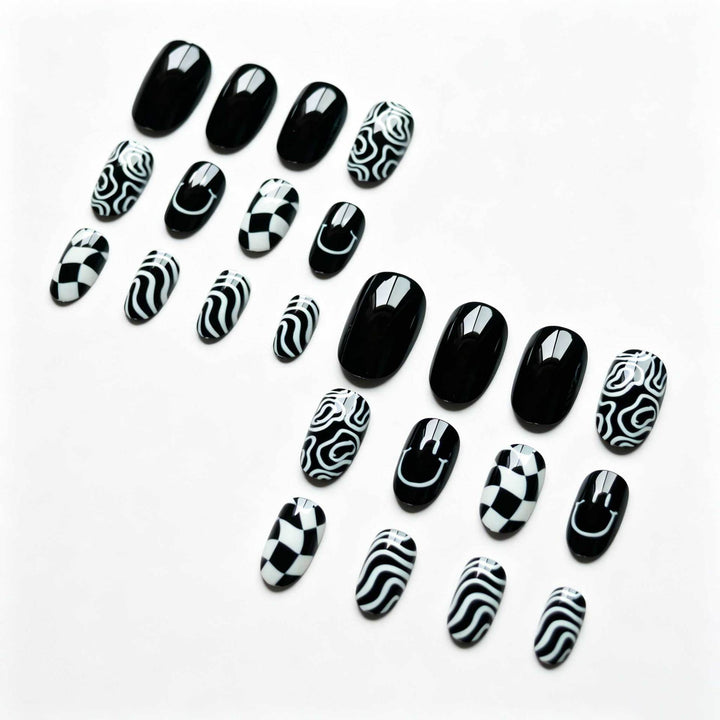 Creative Abstract Nail Art Set