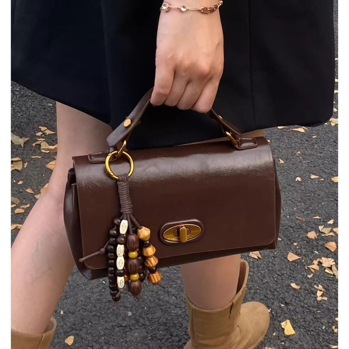 Elegant Leather Crossbody Bag Kalsten