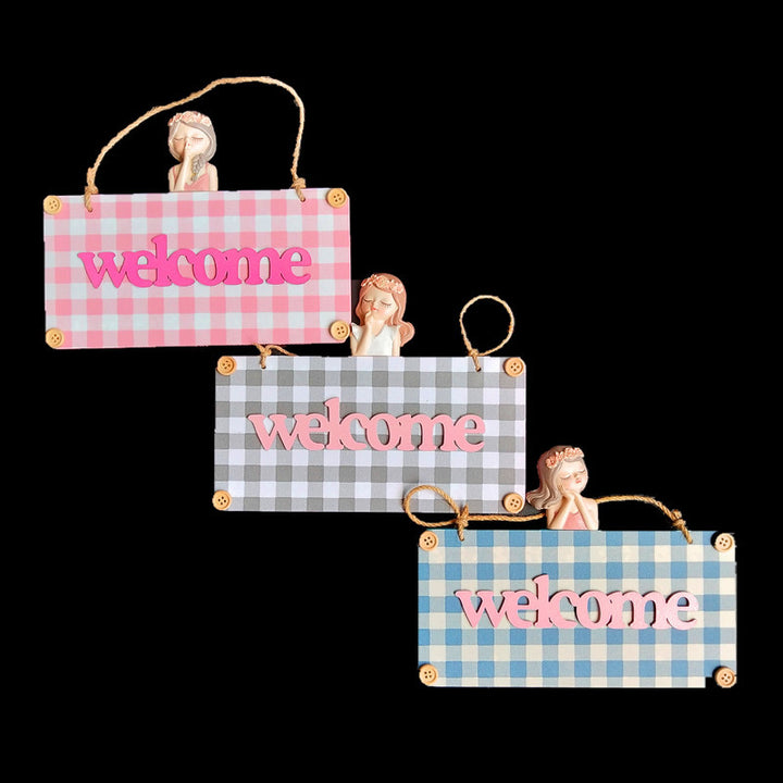 Charming Welcome Wall Sign Decorative Plaque