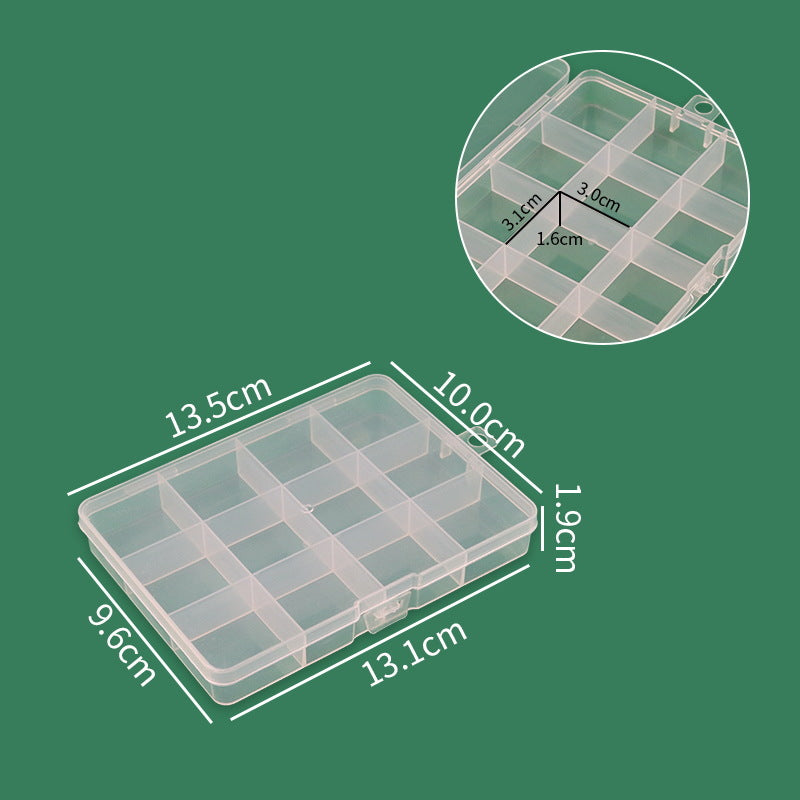 Versatile Clear Storage Organizer Box Kalsten