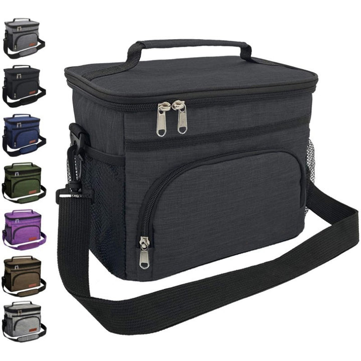 Cooler bag with multiple compartments and durable carrying handle Kalsten