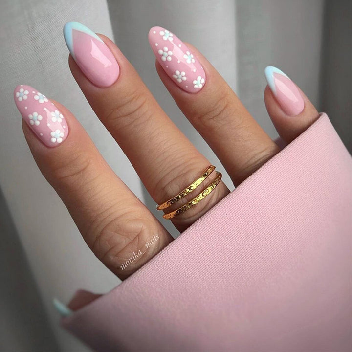 Glamorous Glittery Stiletto Press-On Nails Kalsten