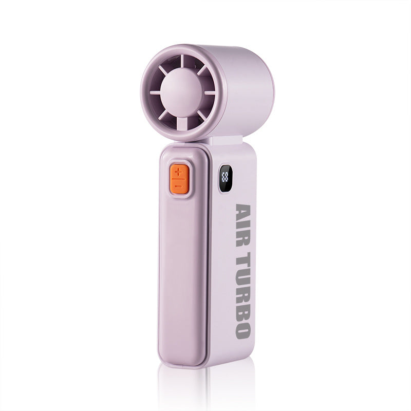 Ladies Handheld High-Speed Fan with LED Display Kalsten